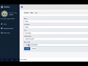 Tutorial Codeigniter 3 Membuat Menu Dinamis Dengan Mysql #24