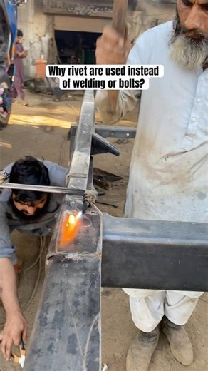 Why rivet are used instead of welding or bolts? #rivet #welding #rivetnut