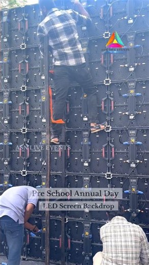Pre School Annual day Celebrations || LED Screen backdrop Rental
