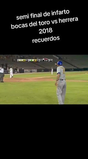 Semifinal de béisbol emocionante: Bocas del Toro vs Herrera 2018