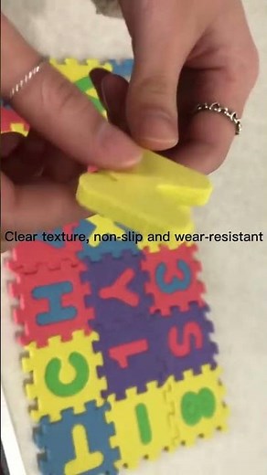 Mini ABC Alphabet Mat for Kids - Foam Tiles