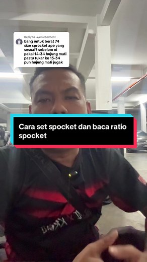 Cara Set Sprocket dan Baca Rasio Sprocket