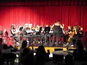 Puffin' Billy played by school orchestra