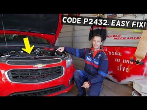 FIX CODE P2432 SECONDARY AIR INJECTION SYSTEM CHEVY, CHEVROLET, GMC, BUICK, CADILLAC