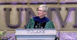 Tim Cook talks climate change at Tulane commencement - 9to5Mac