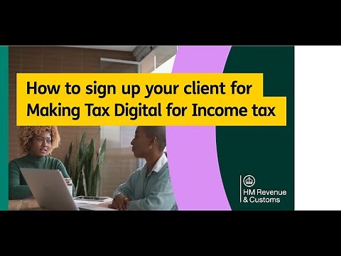 How to sign up your client to Making Tax Digital for Income Tax
