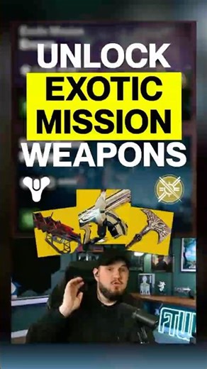 How to Unlock EVERY Exotic Mission Weapon! 👀🔥#destiny2 #shorts