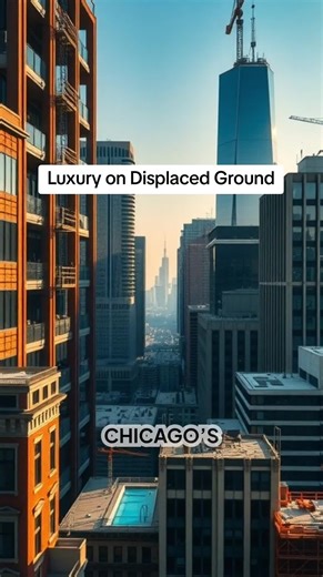 Luxury on Displaced Ground Erased, Then Elevated Chicago’s newest luxury developments often rise on land that wasn’t empty it was cleared. Blocks that once held public housing, immigrant flats, or working class homes are now home to glass towers and rooftop pools. The narrative is revitalization. Modernization. Density near transit. But rewind the timeline. Places like Cabrini-Green Homes were demolished with promises of mixed income futures. Families were relocated. Vouchers were issued. Return
