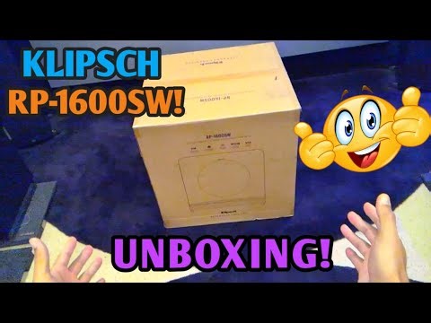 Klipsch RP-1600SW 16" Subwoofer! Unboxing!