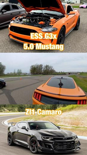 Ess g3x Mustang vs zl1 Camaro #mustang #singleturbo #10speed #s550 #whipple #ess #essg3x #2650 #mustangfanclub #trc #streetrace #realstreet #chevyss #lt4 #lsa #zl1 #z06 #camaro #ctsv #ss #camaross #z28 #powercruise #powercruiseusa | 651MyGarage