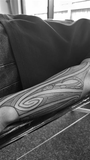 Kurawaka completed for Paora. Ngā mihi e hoa! For bookings, please email or send me a message 🙏🏽 #VAEAINK #taamoko #moko #māori #maoritattoo | Vaea Ink