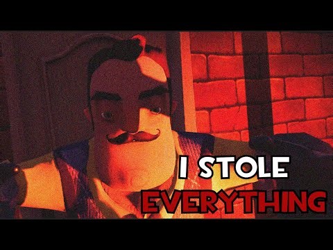 I Stole EVERYTHING From My Neighbor! – Hello Neighbor (Pre Alpha)