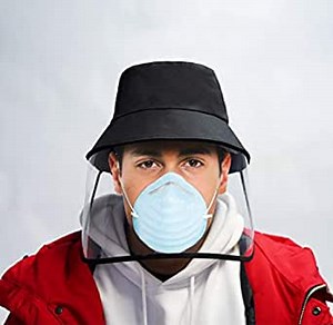 Removable Anti Spitting Protective hat protection hat Face Shield face protection Hat face mask hat Splash Proof Facial Cover Hat Saliva Isolation Hat Anti- UV mask protection saliva isolation face…