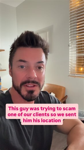 David McClellan on Instagram: "This scammer tried to scam our client."