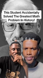 3.7K views · 50 reactions | This Student Accidentally Solved The Greatest Math Problem In History! #highlight #follower #everyone | Fes Rite | Facebook