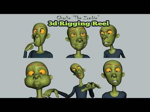 3D Cartoon Rigging Reel | Puppeteer Lounge Student Showcase
