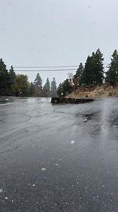 First good signs for this winter snow season? A good start. (Today may bring just a dusting of snow) 11/18/25. | Palomar Mountain Snow Play