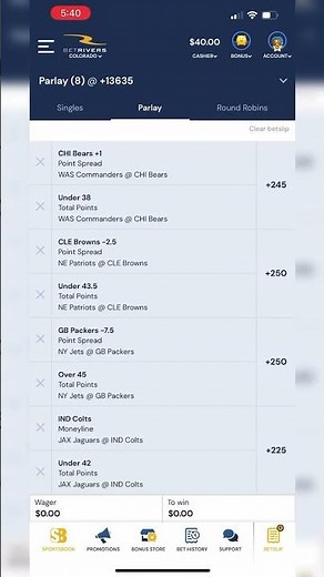 How to Make a Parlay Using the BetRivers App #shorts