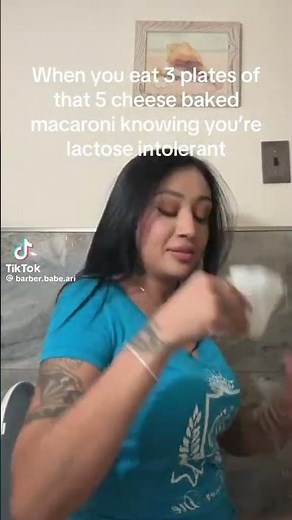 Lactose Intolerant Chick Farts after eating Mac and Cheese 🤣