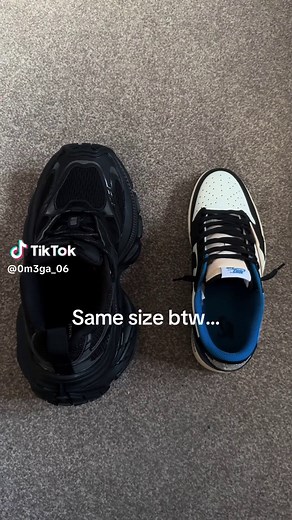 Balenciaga vs Nike Shoe Size Comparison