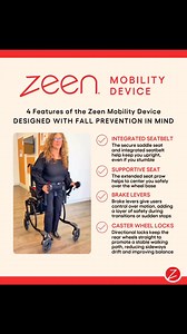 If you’ve been searching for a safer alternative to traditional walkers or rollators… you’re not alone. Every year, 1 in 4 Americans over 65 experience a fall… leading to over 3 million emergency room visits and 38,000 deaths annually. Falls are the leading cause of injury among older adults and fall-related injuries often lead to reduced mobility, lost independence, and a decline in quality of life. That’s why the Zeen was intentionally engineered to help prevent falls before they happen. From 