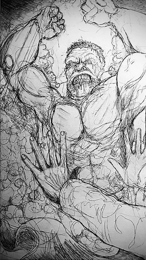 HULK SMASH #hulk #marvel #fanart #godzilla #sketch #art #mcu