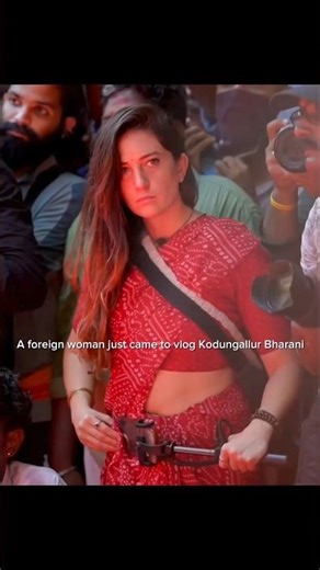 Foreign Woman Possessed by Goddess at Kodungallur Bharani Festival – Enters God Mode! 🔥📈