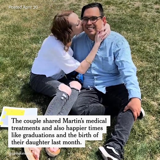 Tanner Martin documented his five-year-long battle against colon cancer for his hundreds of thousands of followers on social media before passing away at age 30. He left behind his young family and a legacy of candid honesty about living with cancer. Read more: https://nyti.ms/44hMQEK | The New York Times