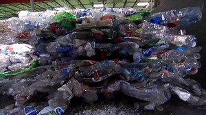 CarbonLite is the world's largest "bottle-to-bottle" plastic recycling plant in Riverside, California. Their process involves transforming old plastic bottles into PET pellets and flakes in order to produce new plastic bottles, not other items. | KCET
