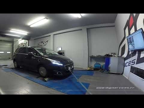 Peugeot 5008 2.0 HDi 150cv Reprogrammation Moteur @ 199cv Digiservices Paris 77 Dyno