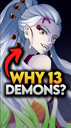Hidden Meaning behind 13 Demons known as 12 Kizuki! Demon Slayer Explained #demonslayer #shorts