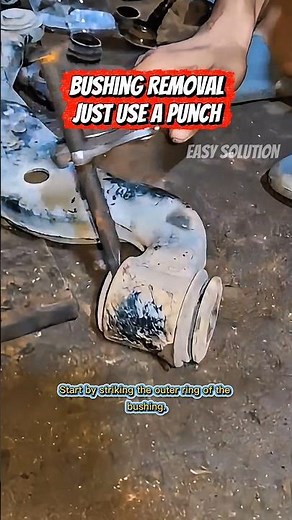 Easy Manual Control Arm Bushing Removal Without Special Tools