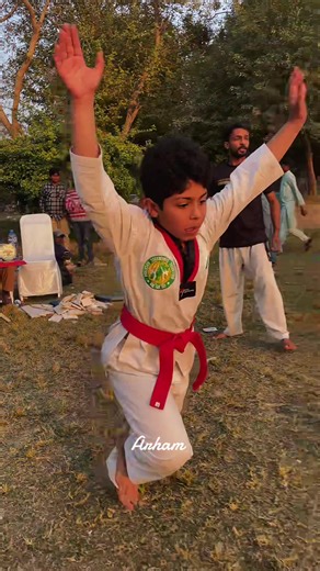 Arham backflips in Bwp taekwondo #backflips #arham #champion #fyp #taekwondo