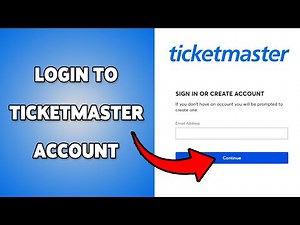 Login To Ticketmaster Account | Ticketmaster Sign In Guide 2025