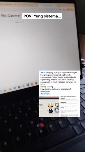 Mas@kit na katotohanan👇👇 Ano ba ang bandwidth? #schoolforms #SchoolFormsChecking #gateway #LIS #badgateway | Ana Olga