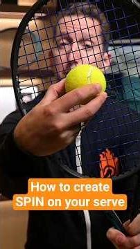 How to hit a serve that actually SPINS: