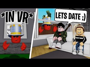 SPYING ON ONLINE DATERS IN VR! (ROBLOX Brookhaven RP)