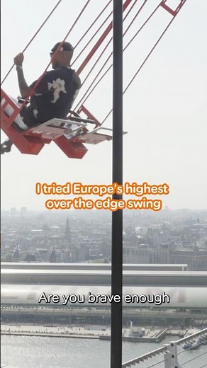 This Swing Is Absolutely Unhinged 🇳🇱 #amsterdam #extreme