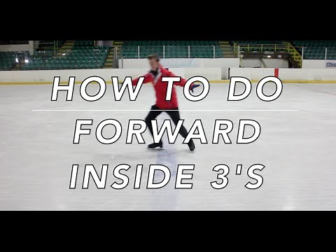 HOW TO DO FORWARD INSIDE 3 TURNS | FIGURE SKATING ❄️❄️