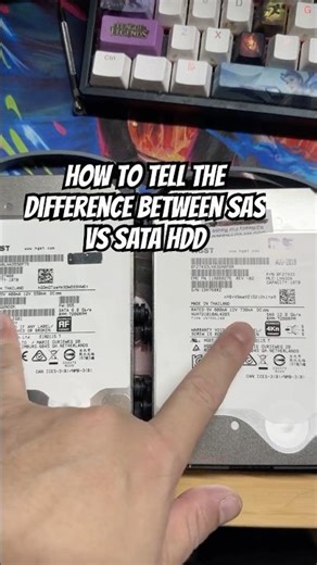 How to tell the difference between a SAS and Sata HDD