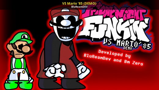 VS Mario '85 (DEMO) Mod for Friday Night Funkin' | FNF Mods