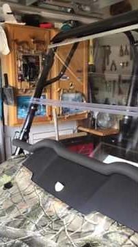 Homemade side by side windshield