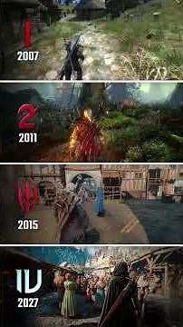 The Witcher Evolution From 1 to 4