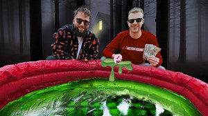 Jump Into This Pool of Slime For $1,000 | Areyoukiddingtv