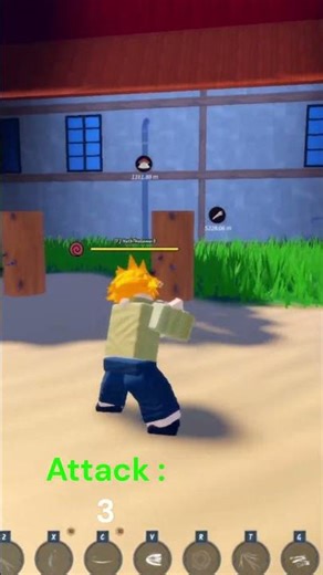 Showcase Wind Ninja Time #roblox #naruto