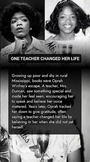 The Teacher Who Changed Oprah Winfrey’s Life Forever