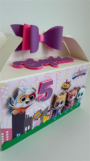 Cat Birthday Party Favor Box – Pastel Kitty Treat Box – Girl Birthday Party Candy Box - Etsy
