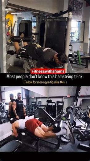 Hidden Hamstring Tricks You Must Try 🔥💪#Hamstrings #LegWorkout #GymTips #FitnessMotivation #LegDay