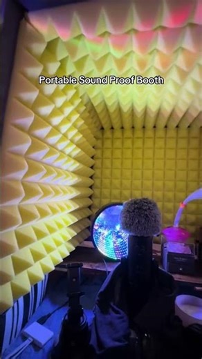My Portable Sound Proof Booth from Amazon for ASMR content