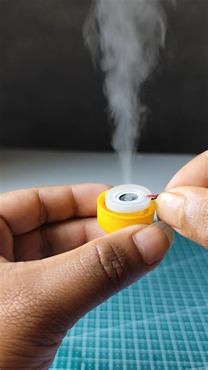 DIY Mini Fog Machine 😱💨 | Crazy Smoke Effect at Home #shorts